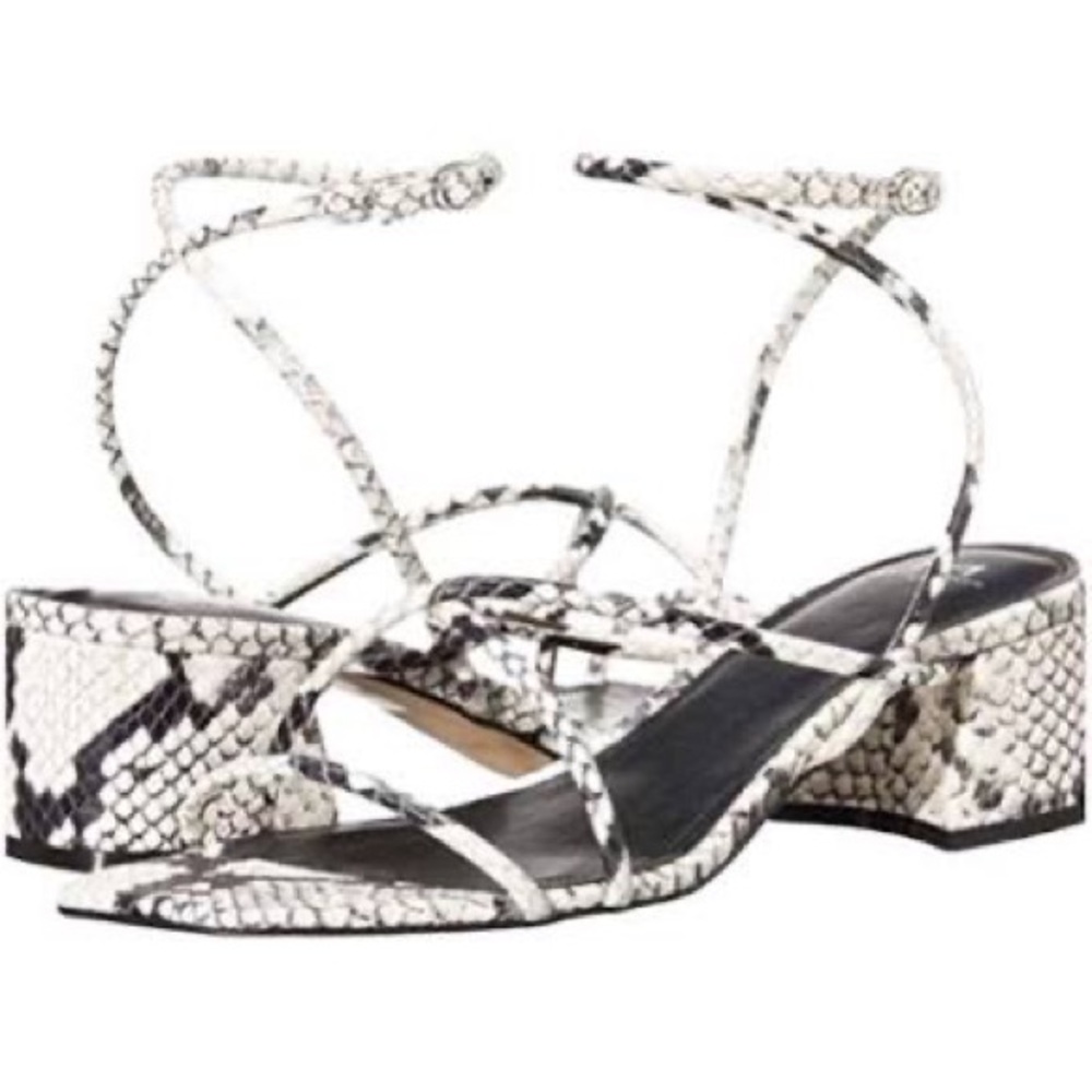 Marc Fisher LTD Jared Snake Print Strappy Sandals